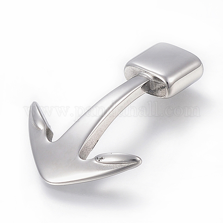 304 Stainless Steel Hook Clasps STAS-I091-10P-1