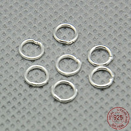 925 runde Ringe aus Sterlingsilber STER-A005-27-1