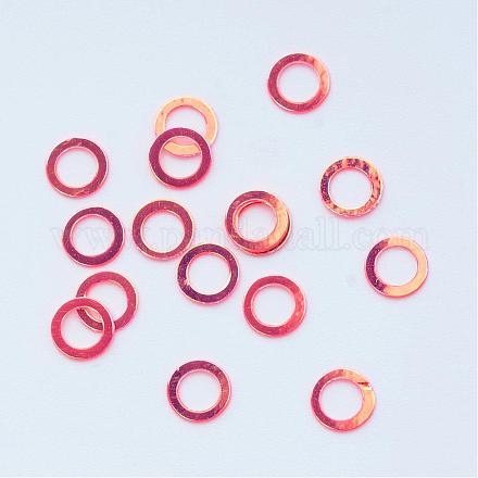 Accesorios del ornamento abalorios paillette plástico disco PVC-R017-0865-1