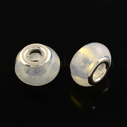 Opalite Stein europäischen Perlen SPDL-R001-05-1