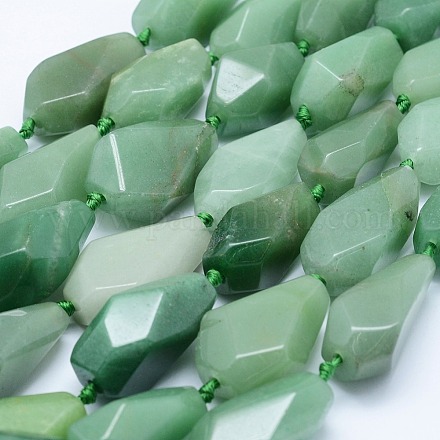Natural Green Aventurine Beads Strands G-F531-K03-1