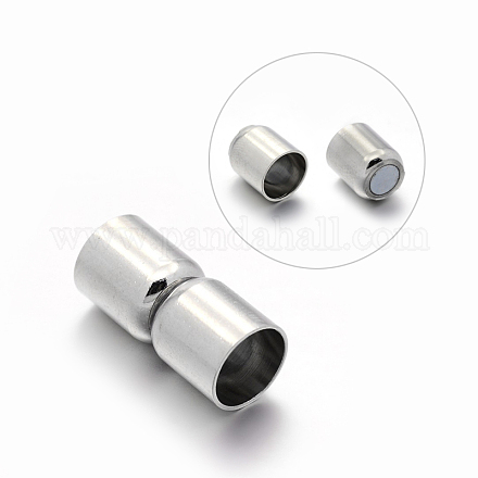 Brass Magnetic Clasps KK-E641-01-8x18mm-P-1