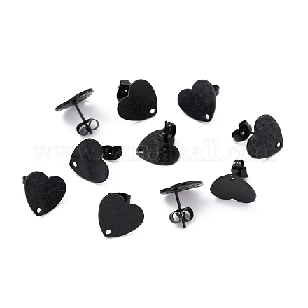 Accessoires de puces d'oreilles en 304 acier inoxydable STAS-I183-06B-EB-1