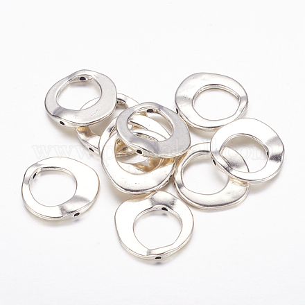Style tibétain cadres anneau irrégulière de perles X-LF10246Y-NF-1