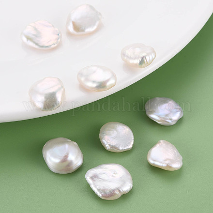 Perlas de perlas naturales keshi PEAR-N020-S02-1