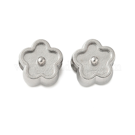 Европейские бусины из нержавеющей стали 304 STAS-D307-04A-P-1