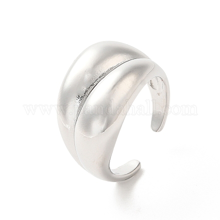 Латунные открытые кольца манжеты RJEW-P098-10P-1