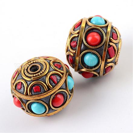 Handmade Indonesia Beads IPDL-S051-124A-1