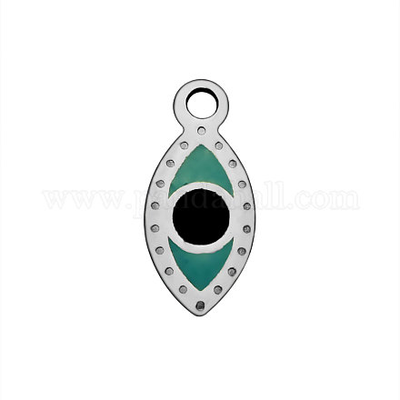 304 Stainless Steel Enamel Charms STAS-Q202-VC108-1-1