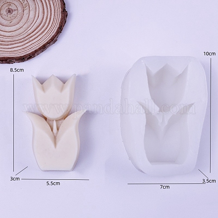 Цветочные DIY пищевые силиконовые Молды для свечей PW-WG34714-01-1