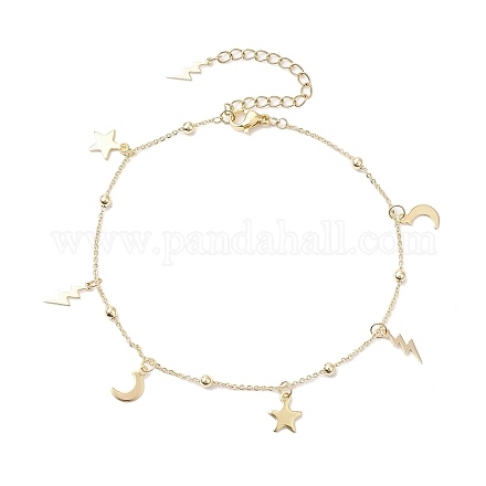 Припаянный браслет из троса из нержавеющей стали AJEW-AN00575-1