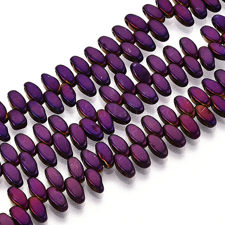 Гальванические нити из синтетических немагнитных гематитовых бусин G-T139-65D-1