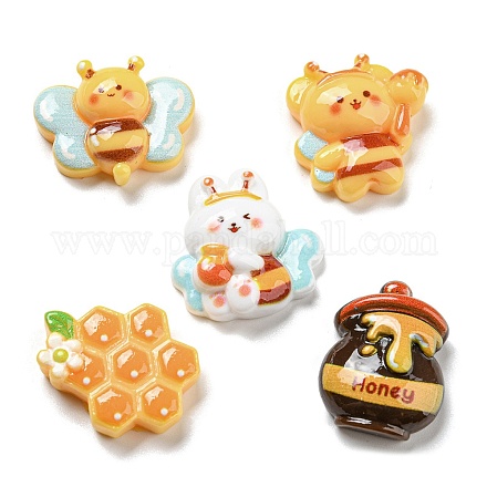 Непрозрачные кабошоны из смолы X-RESI-Q227-07-1