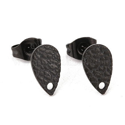 Accessoires de puces d'oreilles en 304 acier inoxydable STAS-O119-29EB-1