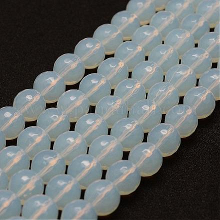 Chapelets de perles d'opalite G-G687-31-14mm-1