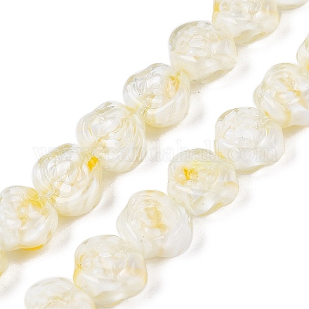 Бусы лэмпворк ручной работы LAMP-T021-26B-1