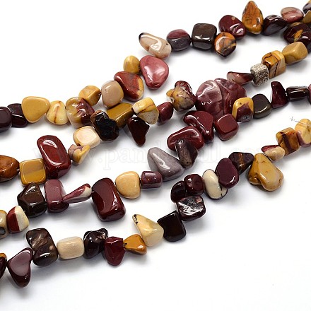 Mookaite Beads Strands G-O050-18-1