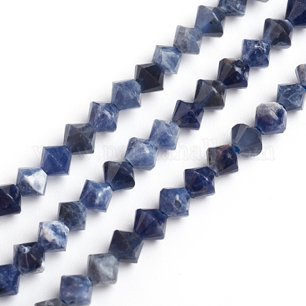 Natural Sodalite Beads Strands G-E560-E01-4mm-1