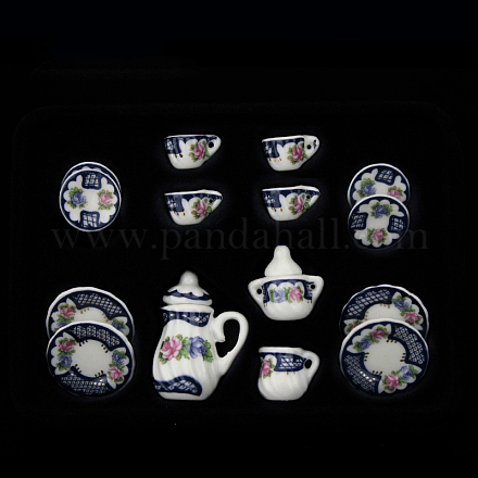 Mini juego de té de porcelana BOTT-PW0001-213A-26-1