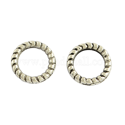 Tibetan Style Alloy Linking Rings TIBE-1493-AS-FF-1