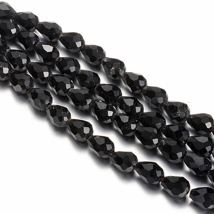 Glass Beads Strands X-GC890Y-09-1