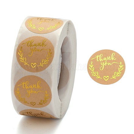 1 Inch Thank You Stickers DIY-G013-A11-1