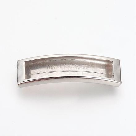 201 Stainless Steel Slide Charms STAS-R092-03-1