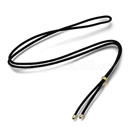Halskettenherstellung aus 2.5 mm verstellbaren geflochtenen Nylonkordeln FB-CBAA152-02G-27-1