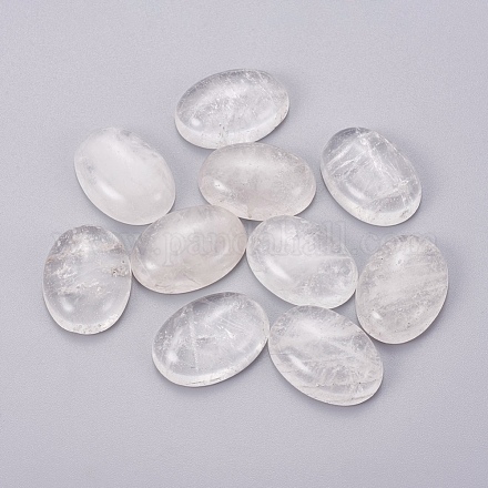 Cabochons en cristal de quartz naturel G-I219-07A-1