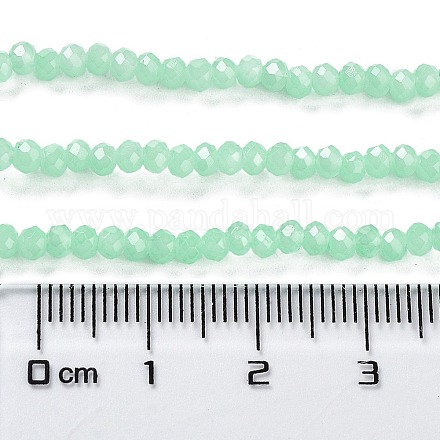 Fili di perle di vetro imitazione giada dipinti al forno DGLA-A034-J2MM-A22-1