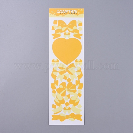 Feuilles d'autocollants décoratifs motif nœud papillon DIY-L037-G07-1