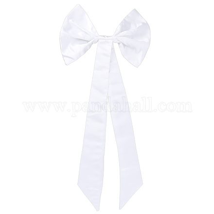 BENECREAT Detachable Satin Bow for Dress DIY-WH0002-35-1