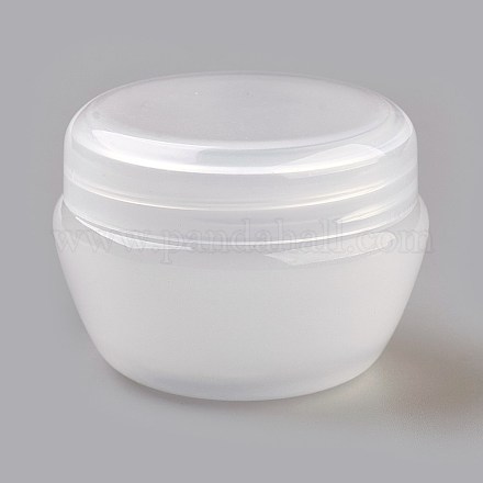 Pot de crème de champignon portable en plastique 20g pp MRMJ-WH0023-01C-1