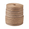 Burlap Fabric Ribbon, for Craft Making, Tan, about 10m/roll, 6rolls/set