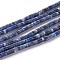 Natural Sodalite Beads Strands, Heishi Beads, Flat Round/Disc, 4~4.5x2.5mm, Hole: 0.7mm, about 154pcs/strand, 15 inch