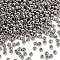 MIYUKI Round Rocailles Beads, Japanese Seed Beads, 8/0, Metallic Colours, (RR194) Palladium Plated, 3mm, Hole: 1mm, about 422~455pcs/10g