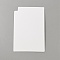 40Pcs Rectangle PP Playing Board Game Card Separator, Trading Card Dividers, White, 95x70x0.7mm