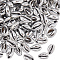 100Pcs Electroplated Natural Cowrie Shell Beads, Undrilled/No Hole Beads, Silver, 15~18x10~12x6~7mm