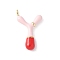 Brass Enamel Pendants, Long-Lasting Plated, Cadmium Free & Lead Free, Real 18K Gold Plated, Letter Charm, Letter Y, 21~25x6~25x4~7mm, Hole: 1.6~2mm