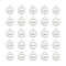 100Pcs 201 Stainless Steel Charms, Flat Round with Smiling Face, Stainless Steel Color, 11.5x10x1mm, Hole: 1.8mm