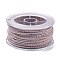 20M Nylon Twisted Round Cord, for Bag Strap Making, Lilac, 2mm, about 21.87 Yards(20m)/Roll
