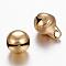Ion Plating(IP) 304 Stainless Steel Bell Charms, Golden, 11x8mm, Hole: 1.8mm