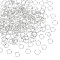 220Pcs 925 Sterling Silver Open Jump Rings, Round Rings, Silver, 22 Gauge, 4x0.6mm, Inner Diameter: 2.5mm