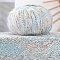 Wool Fibre Yarn, for Sweater Hat Socks Baby Blankets, Light Sky Blue, 3mm
