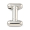 Non-Tarnish 304 Stainless Steel Pendants, Balloon Letter Charm, Letter I, 19.5x12x5mm, Hole: 1.5mm