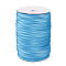 Polyester Fiber Ribbons, Light Sky Blue, 3/8 inch(11mm), 100m/roll