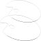 Transparent Acrylic Paint Palette, for DIY Art Craft Painting, White, 308~416x190~282x2mm, Hole: 27.5~36.5x51~57mm, 2pcs/set