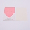Paper Greeting Cards, for Thanksgiving Day, Heart with Word Pattern, White, fold: 8.5x9.7cm, unfold: 13.5x9.7x0.03cm