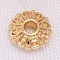 Alloy Spacer Beads, Long-Lasting Plated, Rondelle, Real 18K Gold Plated, 5.7mm