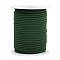 Nylon Threads, Milan Cords/Twisted Cords, Dark Green, 3mm, about 21.87 yards(20m)/roll